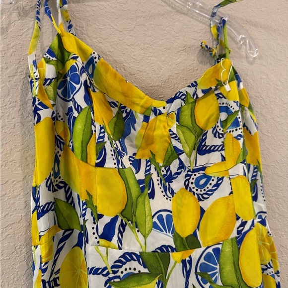 Kenny flowers Amalfi NWT-lemon print resort dress with elastic back - Picture 9 of 13